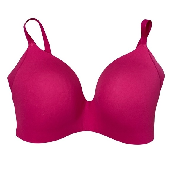 KNIX WingWoman Contour Wireless bra Pink Crush Womens size 34E/32F/34F (Knix 6+) - Picture 1 of 7